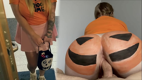Mom's Halloween Handjob - Free MILF Video
