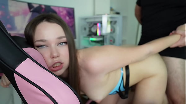 Teen Gamer Chick Serena Shares Her Friend's Dad - Free MILF Video
