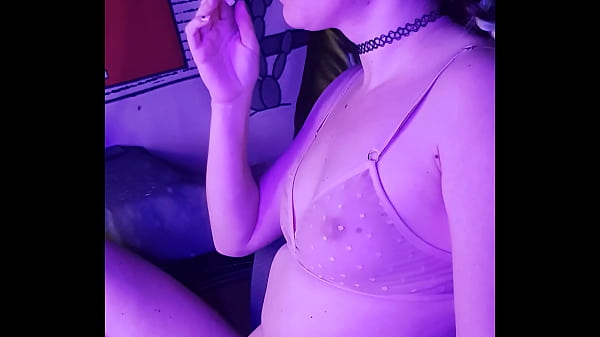 Stepsister Smokes Brother's Cock - Free MILF Video