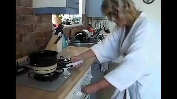 Kitchen helper son - Free MILF Video